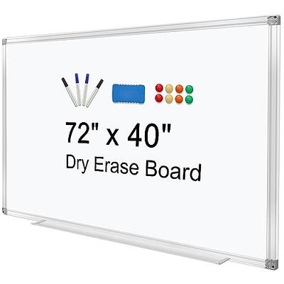 WALGLASS Magnetic White Board 36 x 24 Dry Erase White Board for Wall,  Hanging Whiteboard with Silver Aluminium Frame for Home, School, Office,  Kitchen - Yahoo Shopping