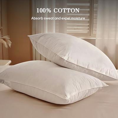 Utopia Bedding Bed Pillows (2-Pack) - Premium Plush Pillows for Sleeping -  Queen Size 20 x 28 Inches - Cotton Pillows for Side, Stomach and Back  Sleeper 2 