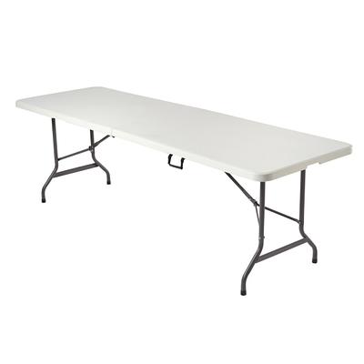 Realspace Molded Plastic Top Folding Table with Handles 29 H x 72