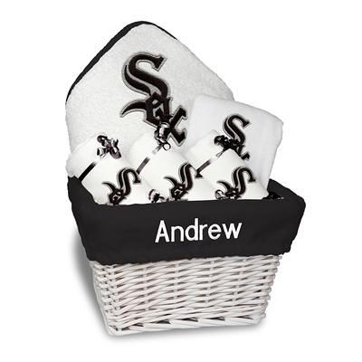 Newborn & Infant White Chicago Cubs Personalized Large Gift Basket