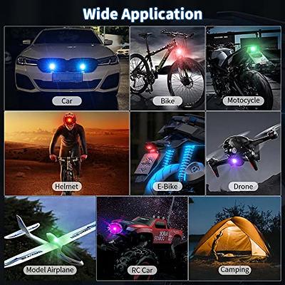 PIFOOG LED Anti Collision Lights with Remote Wireless Strobe Flashing  Lights USB Charging 7 Colors Mini Drone Light for Motorcycle Car Trucks  Aircraft Bike Night Flying Emergency Warning Light 4PCS - Yahoo Shopping