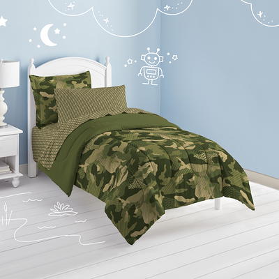 StyleWell Lane Medallion Full/Queen Bed in a Bag Comforter Set