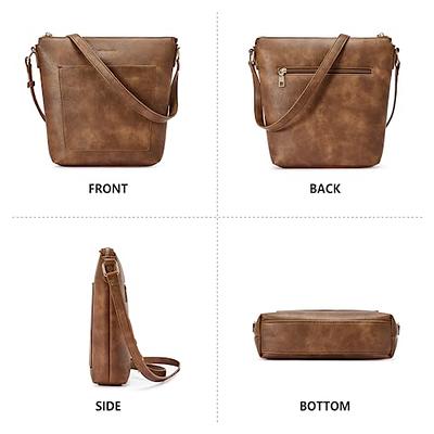 WESTBRONCO Small Crossbody Bag for Women Purses Satchel Shoulder Bags Wristlet Clutch Handbags