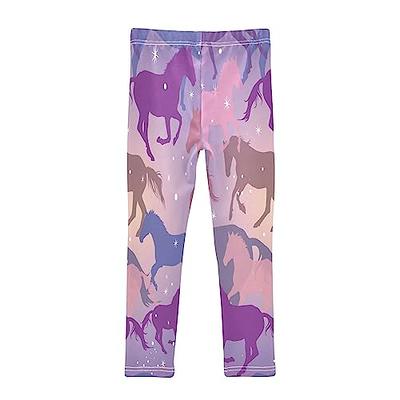 BIG ELEPHANT Girls Athletic Leggings, Dance Pants for Kids, Active Tights  for Yoga Running