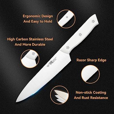 HUNTER.DUAL Kitchen Knife Set with Block, 15 Pcs DF-12 PRO