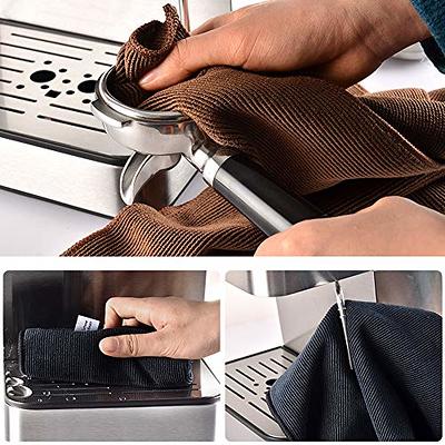 1Pcs Coffee Bar Square Towels Barista Cleaning Cloths 4 Pack Professional  Espresso Maker Tools Home Kitchen Accessories