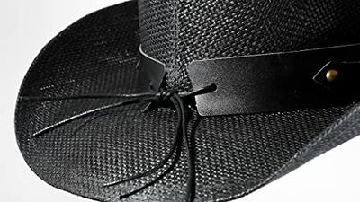 Classic Felt Wide Brim Western Cowboy & Cowgirl Hat with Buckle for Women and Men