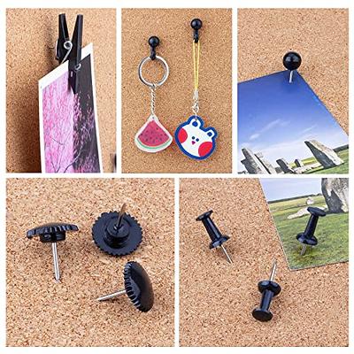 Giant Push Pins 100-Pack Large Thumbtacks Used For Cork Board Bulletin  Board With Plastic Case