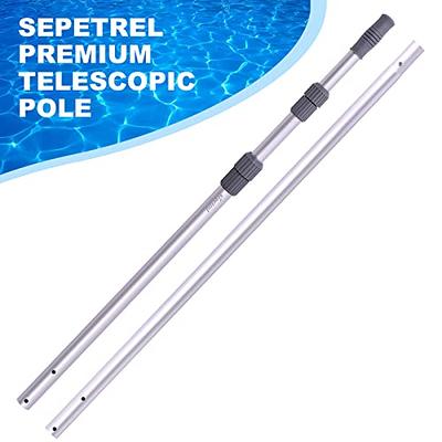 Sepetrel Pool Pole - Professional 12 Foot Telescoping Swimming Pool  Cleaning Poles,Adjustable 2 Piece Telescopic Pole,for Skimmer Net,Brush,Vacuum  Head - Yahoo Shopping