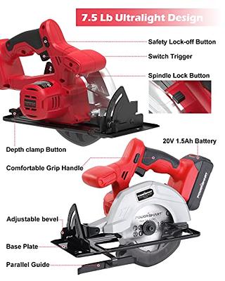 BLACK+DECKER 20V MAX Lithium-Ion Cordless 5-1/2 in. Circular Saw