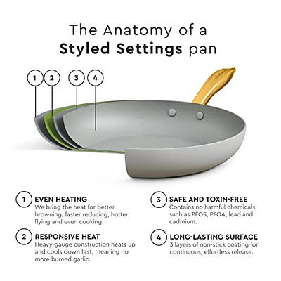 Premium Nonstick Frying Pan with Lid, 12 Inch, PFOA-Free – Kitchara