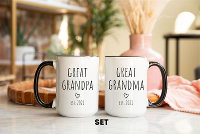 Great Grandparents Coffee Mug Gift Set, Grandma & Grandpa