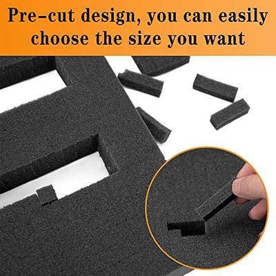 4 Pcs Pick Apart Foam Insert - Pluck Pre Square Sheet Foam With Bottom Use  For Board Game Box Cases
