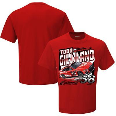 Men's Checkered Flag White Myatt Snider 2021 Nascar Xfinity Series Contender Boats 250 Race Winner T-Shirt Size: 3XL