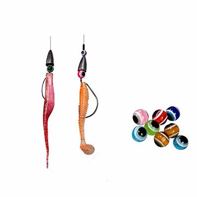 120pcs-300pcs Fish Eye Beads Fishing Line Beads Assorted Mixed
