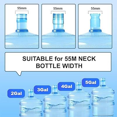 JoyJolt Reusable Glass Milk Bottle with Lid & Pourer - 64 oz Water or Juice  Bottles with Caps - Set of 3