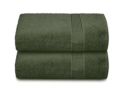 Belizzi Home Cotton 2 Pack Oversized Bath Towel Set 28x55 inches, Large  Bath Towels, Ultra Absorbant Compact Quickdry & Lightweight Towel, Ideal  for