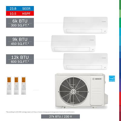 Bosch Climate 5000 Single Zone 12,000 BTU 1 Ton Ductless Mini