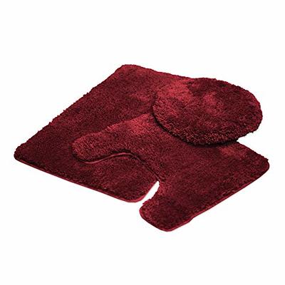 The Holiday Aisle® Memory Foam Bath Rug with Non-Slip Backing