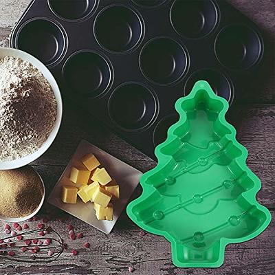 Christmas Tree Cake Pan 3D Silicone Christmas Baking Molds For