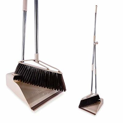 Blysk Indoor/Outdoor Heavy Duty Wooden Broom Brush, Sweeper, Head Replacement Soft Bristles, Great Use for Home, Kitchen, Room, Office, Patio, Deck