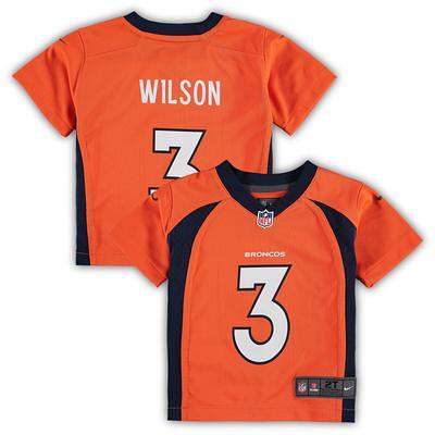 Russell Wilson Signed Denver Broncos Orange Nike XL On Field