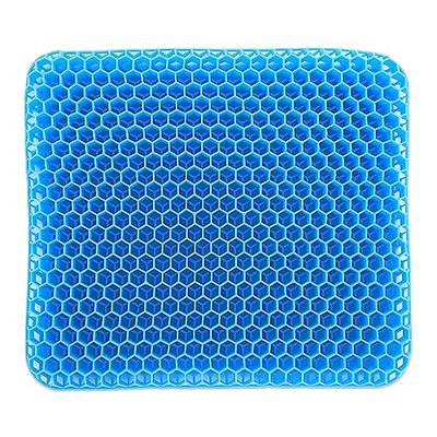 Gel Seat Cushion, Cooling Seat Cushion Thick Big Breathable Honeycomb Design, Double Layer Egg Gel Cushion for Pain Relief, Seat Cushion for The Car