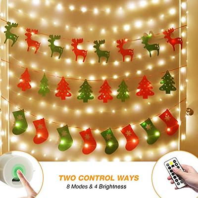 Waterproof String Lights 66ft, Battery Operated Twinkle Lights - Yellow -  Yahoo Shopping