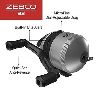 Zebco 33 MAX Spincast Fishing Reel, Smooth and Powerful 2:6:1 Gear