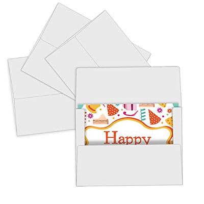 100-Pack A7 Envelopes for 5x7 Greeting Cards & Invitation, Square Flap,  Bright White, 5.25 x 7.25 inches