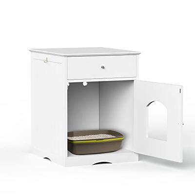  RunLexi Cat Litter Box Enclosure Furniture, Hidden