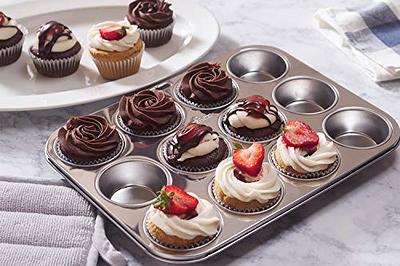 Martha Stewart 12 Cup Muffin Pan Silver - Office Depot