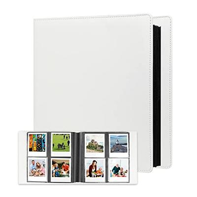  Photo Album for Fujifilm Instax Mini Camera, 180 Pockets Photo  Album with Writing Space for Polaroid, Leather Cover, 2x3 Photo Album for  Instax Mini 12 11 9 40 8 7 Evo LiPlay Instant Camera (White) : Electronics