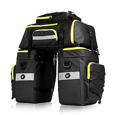 Rhinowalk Bike Bag Waterproof Bike Pannier Bag 27L,(for Bicycle Cargo Rack  Saddle Bag Shoulder Bag Laptop Pannier Rack Bicycle Bag Professional