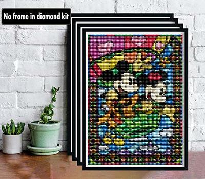 ACSAUMMY 5D Diamond Painting Kits for Kids with Wooden Frame