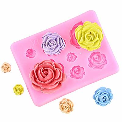 Tvoip Rose Flowers silicone mold Cake Chocolate Mold wedding Cake