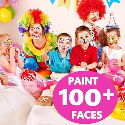 Face Paint Kit For Kids Adults Rainbow Palettes Face Painting Kit