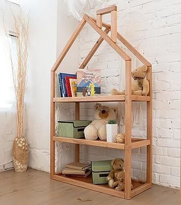 Tall Montessori Bookshelf – Toddler Bookcase - Kids Library - Montessori  Wooden