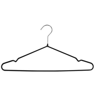 Black Plastic Top Hanger With Notches Rebrilliant Pack Size: 100