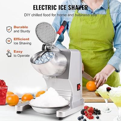 VIVOHOME Electric Dual Blades Ice Crusher Machine Home Commercial Use