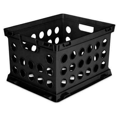 Sterilite Medium Plastic Stackable Storage Organizer Basket Bin