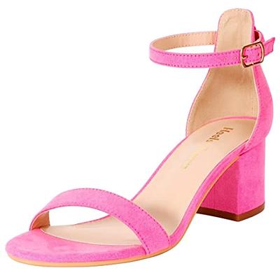 Kirsten Nude Double Strap Block Heels FINAL SALE – Pink Lily