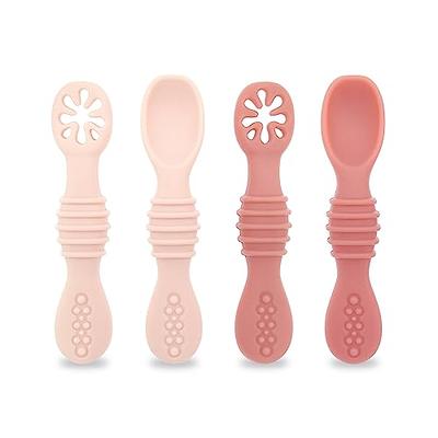 SAMiGO Silicone Baby Spoons Self Feeding 6+ Months - Infant