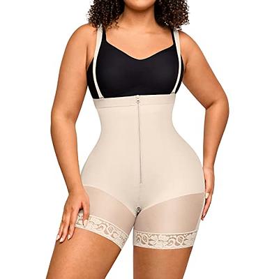 FeelinGirl Body Shaper Tummy Control Shapewear Plus Size Seamless