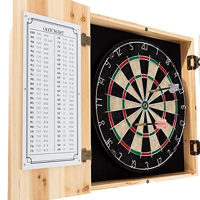 Dart Board Cabinet Set - Detroit Pistons City Dart Board with 6 Steel Tip  Darts, Scoreboard, Hanging Wood Cupboard by Trademark Gameroom - Yahoo  Shopping