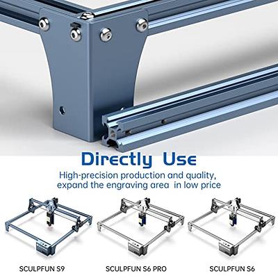 SCULPFUN S9 Large Area Expansion Kit for Extension to 410 x 950mm, Meet  Larger Engraving Cutting Needs (Not for S10)