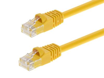 Monoprice Cat6 1ft Blue Component Level Patch Cable, UTP, 28AWG, 550MHz,  Pure Bare Copper, Snagless RJ45, SlimRun Series Ethernet Cable 