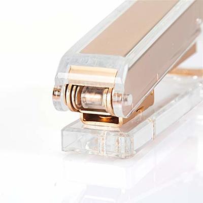 Rose Gold Office Supplies and Accessories, Acrylic Stapler, Staple