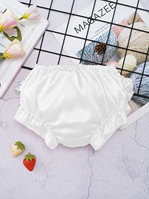 Yeahdor Baby Girl Bloomers for Toddler Cotton Ruffle Shorts Bowknot Decor  Elastic Briefs Underwear White 6-12 Months - Yahoo Shopping