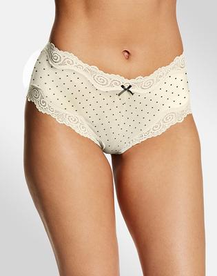 Womens Maidenform(R) Lace Trim Boyshorts Panties 40760 - Yahoo Shopping
